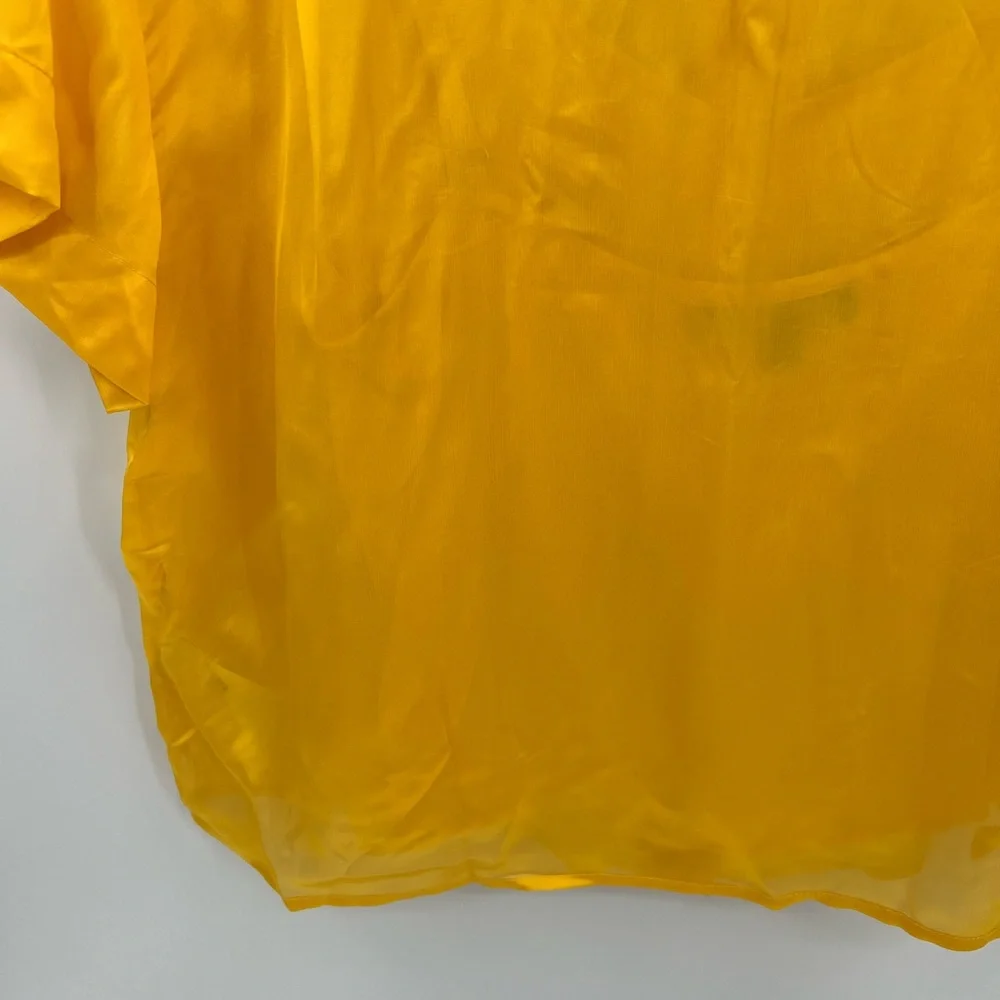 J. Crew Gamine button down sheer blouse